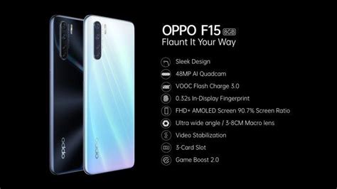 Spesifikasi Oppo F15 Plus