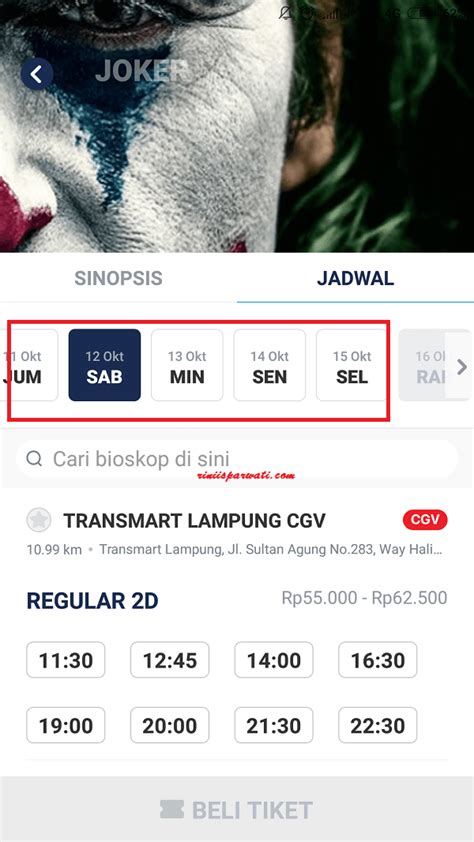 Tips Membeli Tiket Bioskop Margo City Hari Sabtu