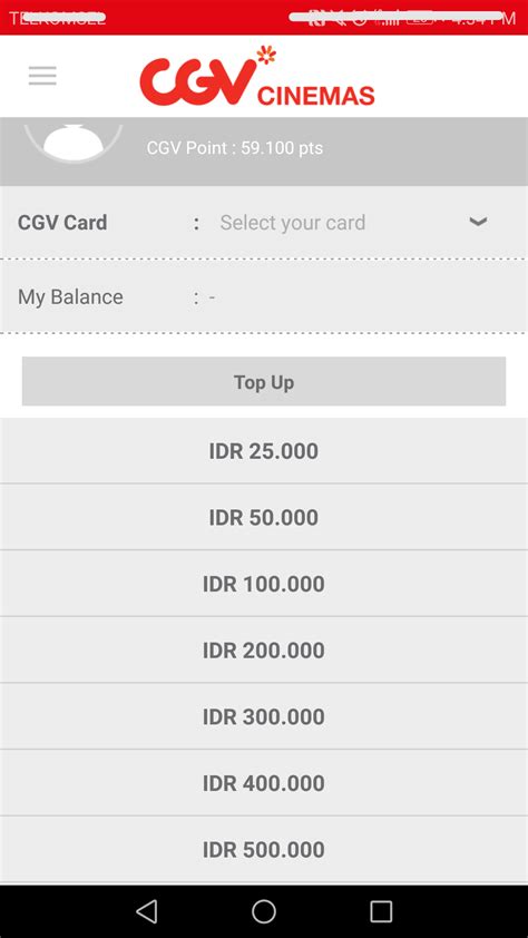Langkah-Langkah untuk memesan Tiket CGV Gresik