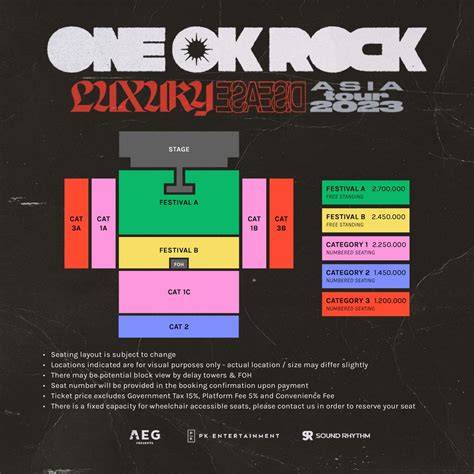 Harga Tiket Konser Ed Sheeran One OK Rock
