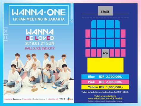 Informasi Lanjutan Fanmeeting Wanna One Jakarta