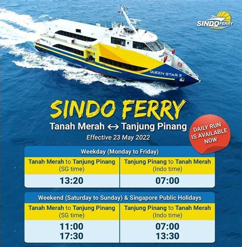 Harga Tiket Ferry Tanjungpinang ke Malaysia