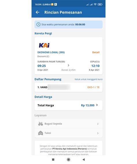 Cara Pemesanan Tiket Kereta Ekonomi