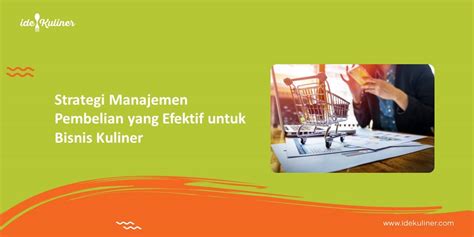 Strategi Pembelian yang Bijak