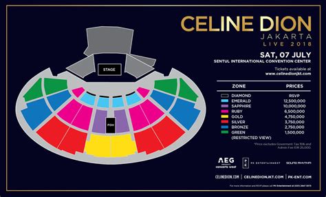 Harga Tiket Konser Celine Dion di Jakarta