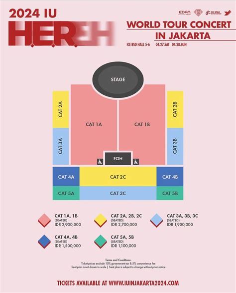 Harga Tiket Konser IU Singapura