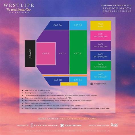 Harga Tiket Konser Westlife di Semarang