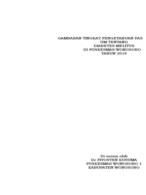 Informasi Umum tentang Kaliangkere Wonosobo