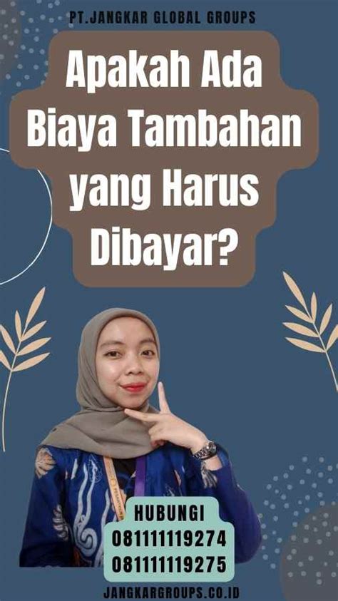 Berapa Biaya Tambahan yang Harus Dibayar?