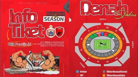 Harga Tiket Persija vs PSM Makassar