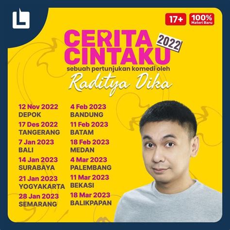 Harga Tiket Raditya Dika