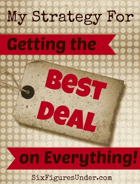 Tips on Getting the Best Deals
