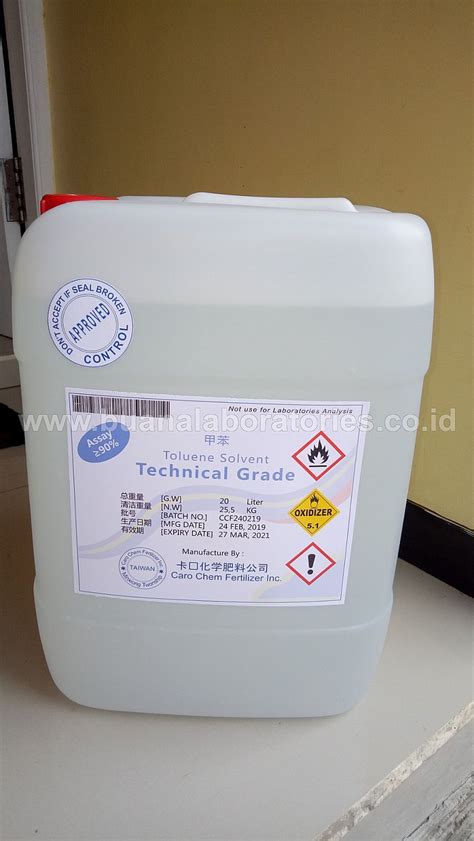 Faktor-Faktor yang Mempengaruhi Harga Toluene per Liter