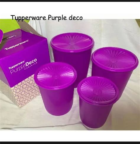 Tupperware Purple Deco: Cairan Gelap dan Elegan
