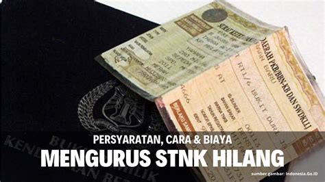 Biaya Penggantian STNK Hilang
