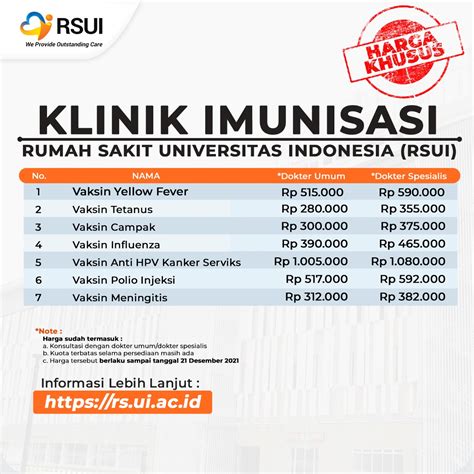 Harga Vaksin Hepatitis B di Rumah Sakit