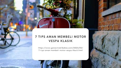 Cara Membeli Motor Vespa di Bawah 2 Juta