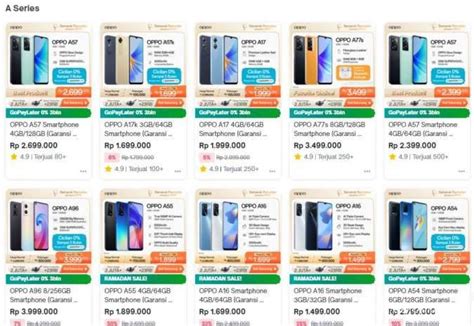 Daftar HP Oppo Full Screen Harga 1 Jutaan