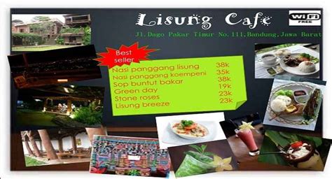Menu Lisung Cafe: Pilihan yang Bervariasi