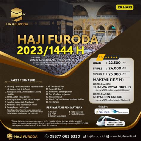 Harga Tiket Maktour Haji Plus