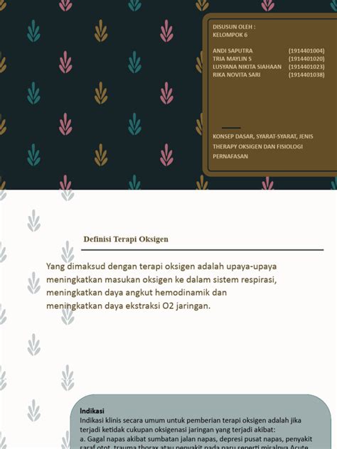 Jenis Therapy yang Disediakan