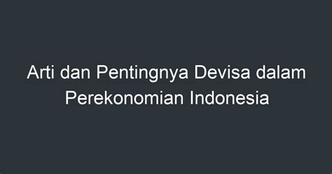 Pentingnya Pak Edi dalam Perekonomian Indonesia