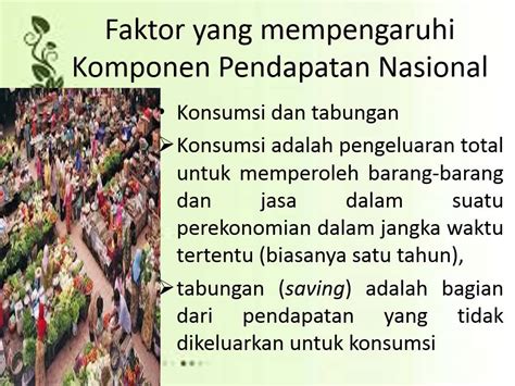 Faktor-Faktor yang Mempengaruhi Pendapatan Nasional