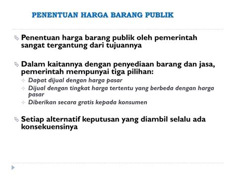 Cara Meningkatkan Penentuan Harga Barang Publik