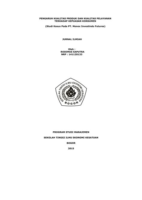 Pengaruh Kualitas Produk Terhadap Kepuasan Konsumen