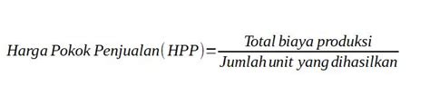 Rumus Harga Pokok Penjualan