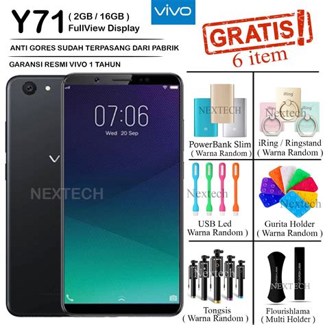 Spesifikasi Vivo Y71 RAM 2GB