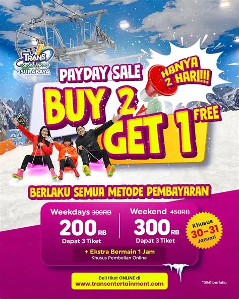 Harga Tiket Masuk Trans Snow World