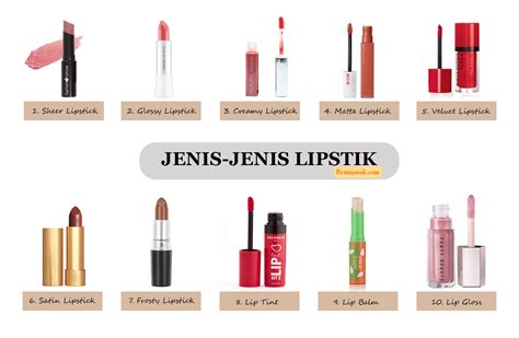 Jenis-jenis Lipstik Maybelline