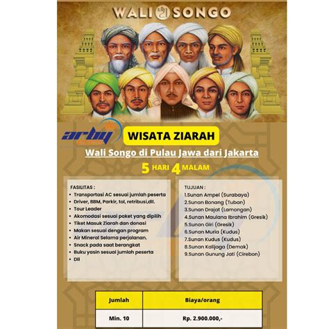 Jenis Paket Ziarah Wali Songo