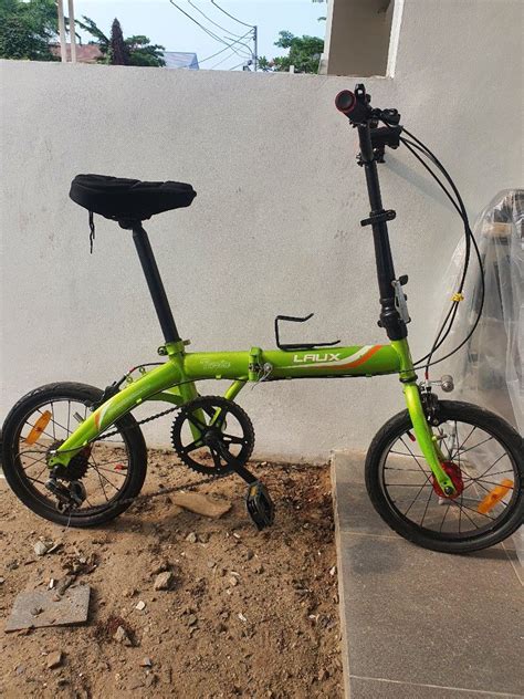 Kelebihan Sepeda Lipat Laux Hijau