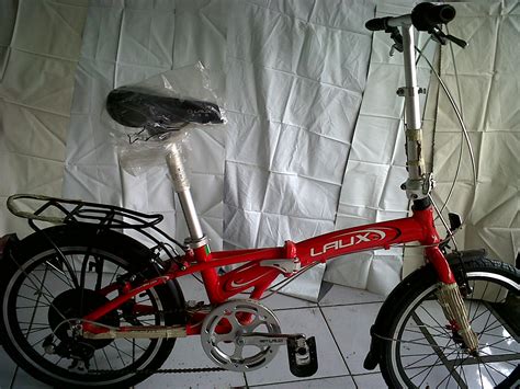 Spesifikasi Sepeda Lipat Laux Hijau