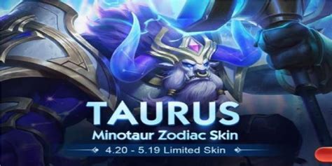 Fungsi Skin Zodiac Minotaur