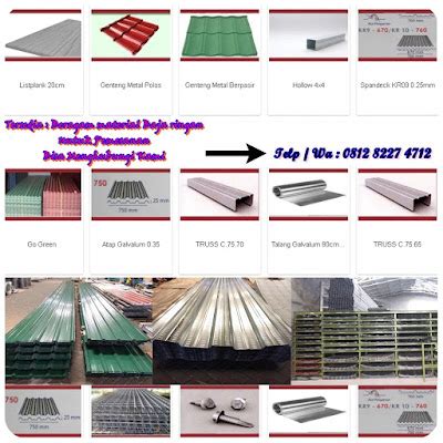Harga Spandrel Per Lembar