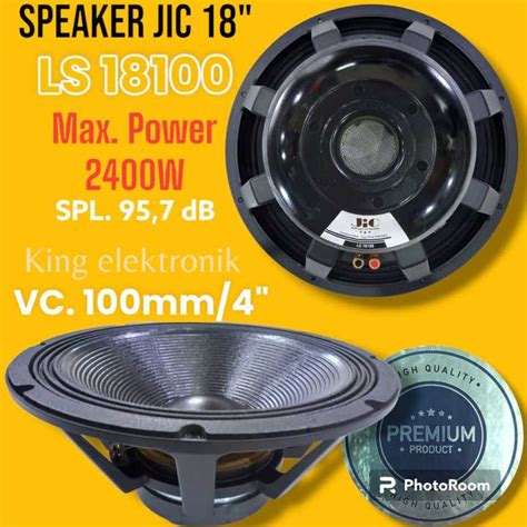 Harga Speaker JIC 18